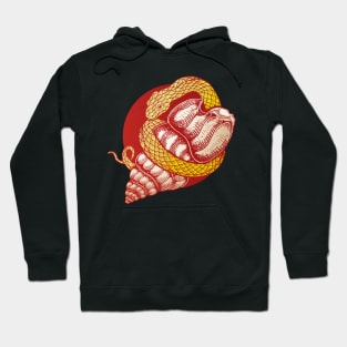 Snake and shell Hoodie